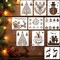 10 Pcs Christmas Stencils Set - Reusable 7.9x6.3 Inch(Christmas)